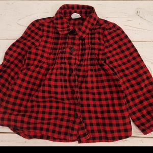 Buffalo Plaid Babydoll Top